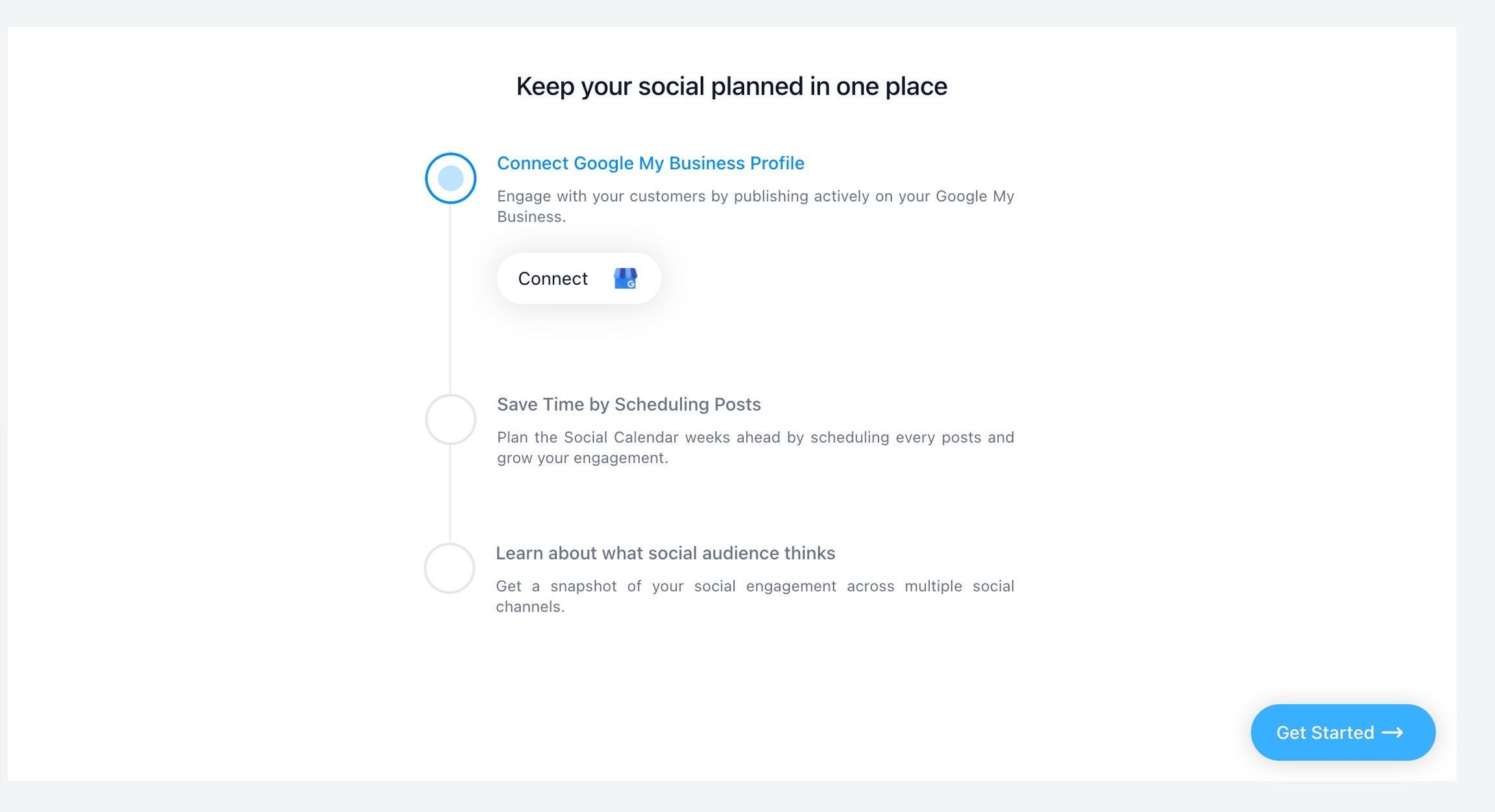 Connect GMB accounts